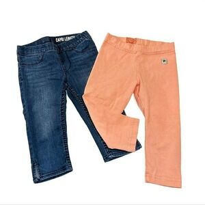 Polarn O'Pyret 3-4 years Capri Leggings Denim POP